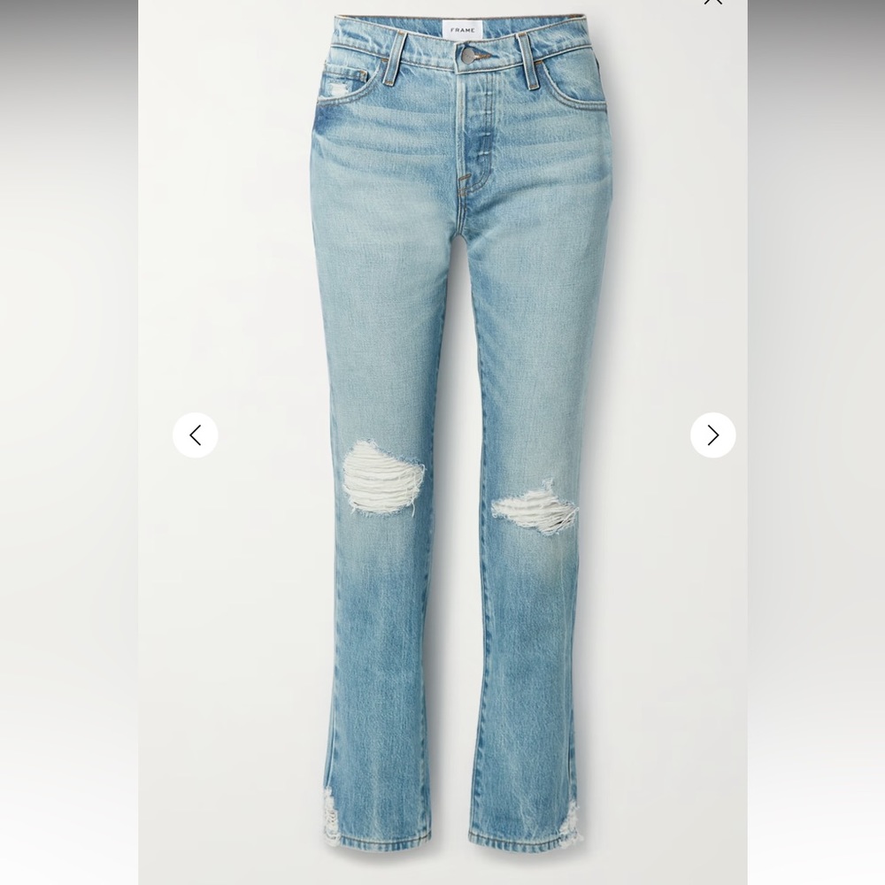 Frame distressed jeans